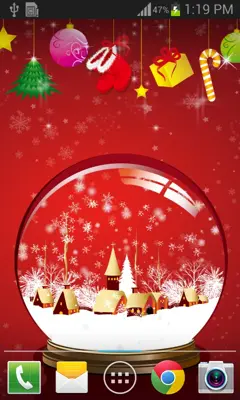 Snowflake Crystal Ball android App screenshot 2