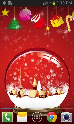 Snowflake Crystal Ball android App screenshot 3